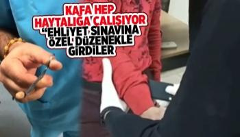 Ehliyet sınavında kamera, kulaklık, wifi düzeneğiyle yakalandılar