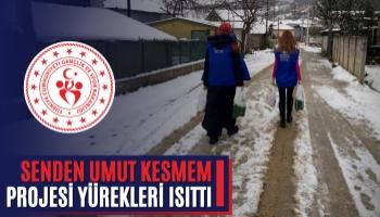 'Senden Umut Kesmem' Projesi Yürekleri Isıttı