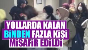 Sakarya'da binden fazla kişi misafir edildi