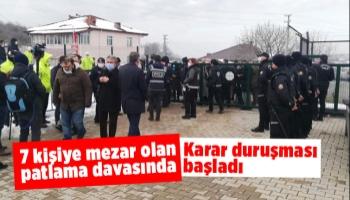 Havai fişek patlaması davasında karar duruşması başladı