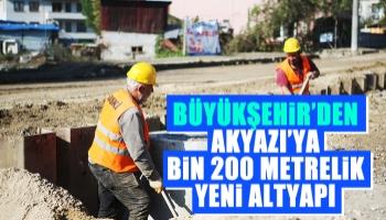 Yunus Emre Mahallesi’ne Bin 200 metrelik yeni altyapı