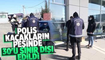 Sakarya'da yakalanan 30 kaçak sınır dışı edildi