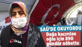 PKK'nın dağa kaçırdığı SAÜ'lü oğlu için 890 gündür nöbet tutuyor