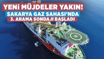 Sakarya Gaz Sahası'nda arama sondajına başladı..