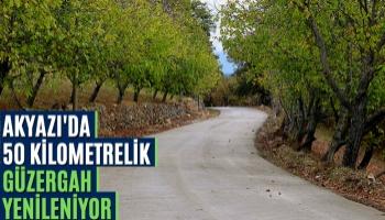 Akyazı'da 50 Kilometrelik Güzergah Yenileniyor