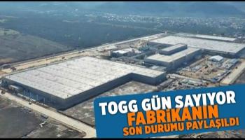 TOGG fabrika inşasındaki son durumu paylaştı