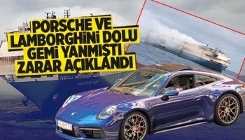 Porsche ve Lamborghini'lerin bulunduğu yangında zarar açıklandı