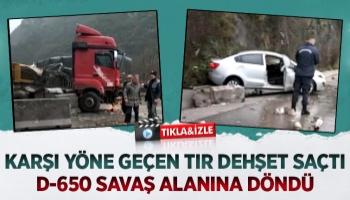 D-650 savaş alanında döndü