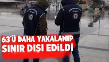 Sakarya'da yakalanan 63 kaçak sınır dışı edildi