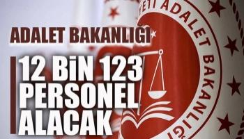 Adalet Bakanlığı 12 bin 823 personel alıyor