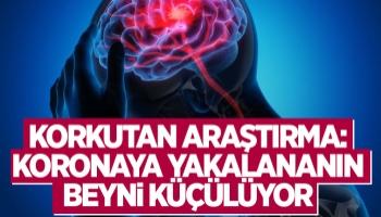 Koronaya yakalananın beyni küçülüyor