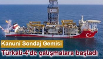 Kanuni Sakarya Gaz Sahası'nda çalışıyor