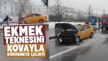 Ekmek teknesi yandı