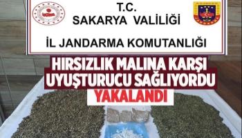 Hırsızlık mallarına karşı uyuşturucu sağlamış