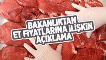 Kırmızı et fiyatlarına ilişkin açıklama