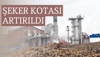 Şeker'in Kotası Artırıldı