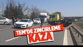 Düzce sınırında zincirleme kaza