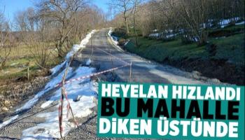 Mahallelinin heyelan korkusu, acil önlem istiyorlar