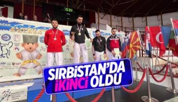 Büyükşehirli sporcu Sırbistan’da ikinci oldu