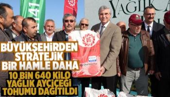 Sakaryalı çiftçilere yağlık ayçiçeği tohumu dağıtıldı