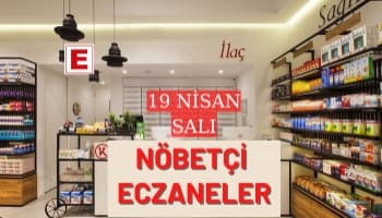 Sakarya Nöbetçi Eczaneler 19 Nisan Salı