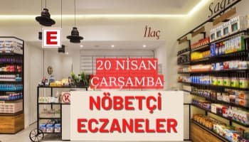 Sakarya Nöbetçi Eczaneler 20 Nisan Çarşamba