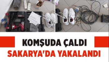 Düzce'de çaldı, Sakarya'da yakalandı