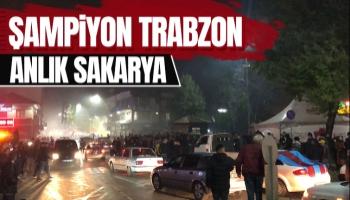 Trabzonsporlu taraftarlardan şampiyonluk turu