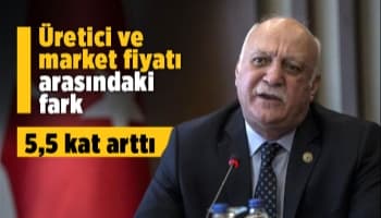 Bayraktar: Üretici ve market fiyatı arasındaki fark nisanda 5,5 kat arttı