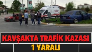 Agora Kavşağında Trafik Kazası