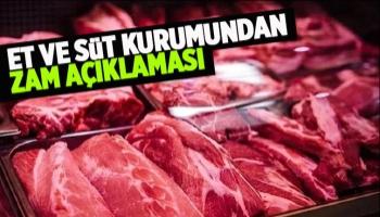 Et ve Süt Kurumu'ndan açıklama