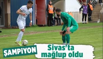 Sakaryaspor deplasmanda Sivas Belediyespor'a mağlup oldu