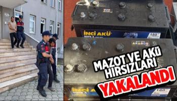 Tırdan 60 litre mazot ve akü çaldılar