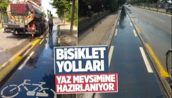 Bisiklet Şehri Sakaryada bisiklet yollarını yaz mevsimine hazırlıyor