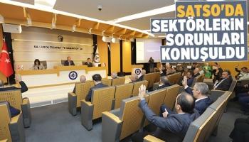 SATSO'da sektörlerin sorunları ele alındı