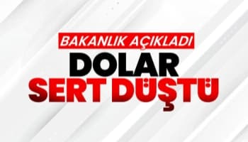 Bakanlık açıkladı dolarda sert düşüş