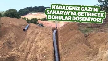 Karadeniz gazı için borular döşenmeye başlandı