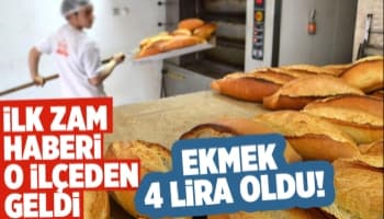 Karasu'da ekmek 4 lira oldu