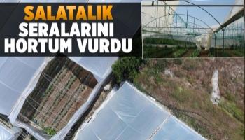 Seraları hortum vurdu