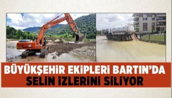 Büyükşehir Bartın'a yardıma koştu