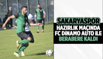 Sakaryaspor ilk hazırlık maçını Moldova ekibi ile oynadı