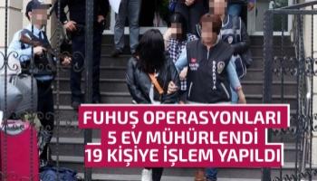 Sakarya'da fuhuş operasyonları: 19 kişiye işlem yapıldı