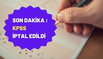 Kpss İptal Edildi!