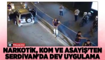 Serdivan'da dron destekli uygulama