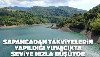 Yuvacık Barajı'nda su seviyesi düşüyor