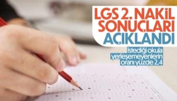 LGS ikinci nakil sonuçları açıklandı