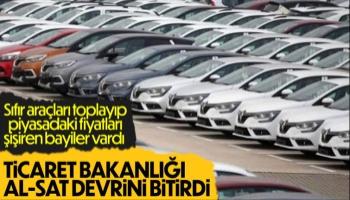 Ticaret Bakanlığı sıfır otomobilde al-sat’a kısıtlama getiriyor