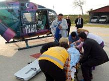 Helikopter Ambulans Yine Devrede