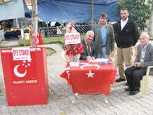 SP, Karapürçek İlçesinde Üye Standı Kurdu