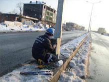 SEDAŞ Ferizli de Karasu Caddesini Işıl Işıl Yapıyor